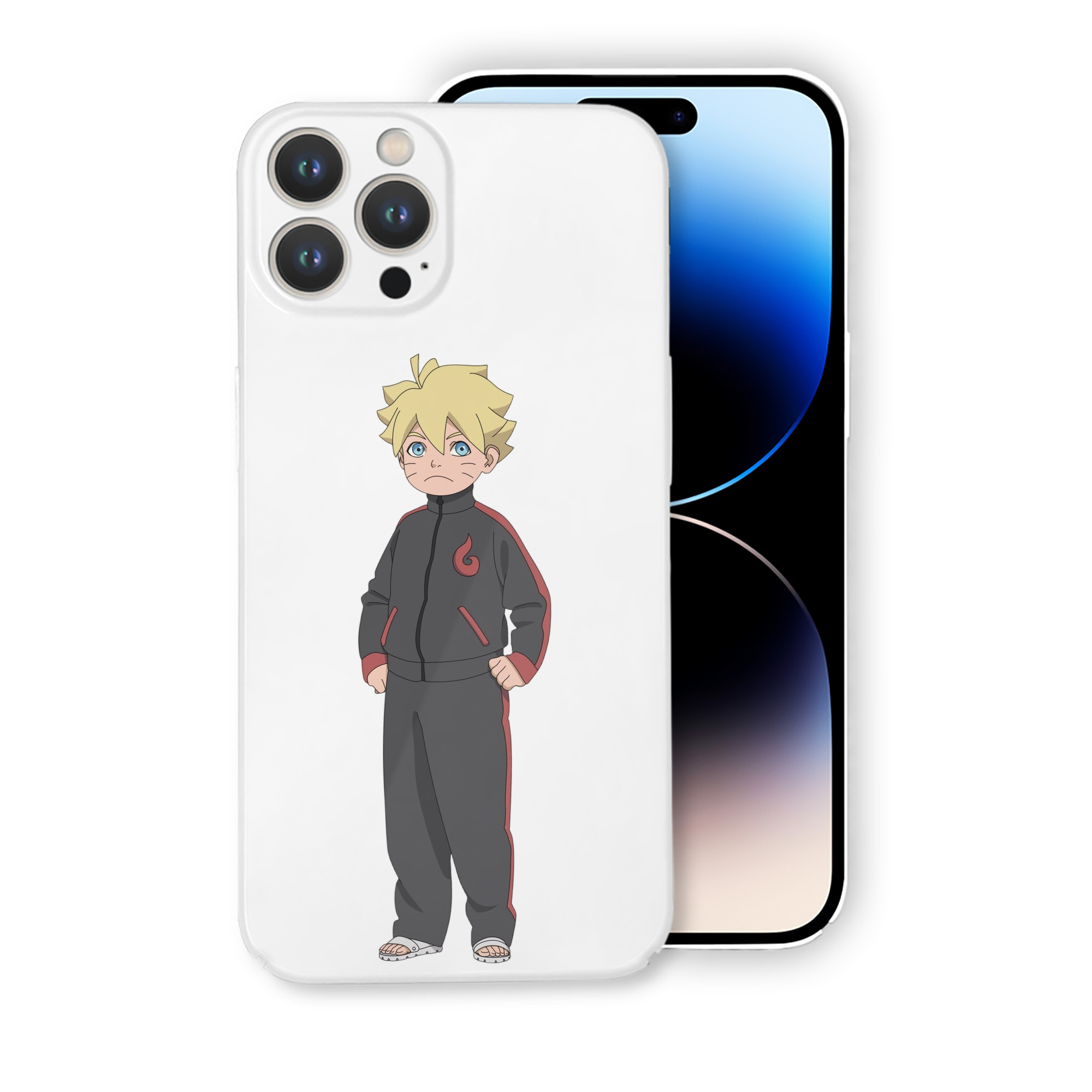 （画像用） NARUTO -ナルト- うずまき ボルト Uzumaki Boruto 【iPhone 14シリーズ対応】ハードケース